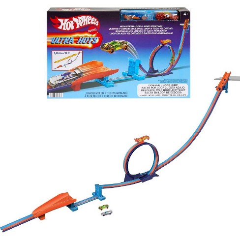 Hot wheels loop and jump track set on sale