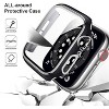 Worryfree Gadgets Bumper Case with Screen Protector for Apple Watch 38mm, White/Silver - 4 of 4