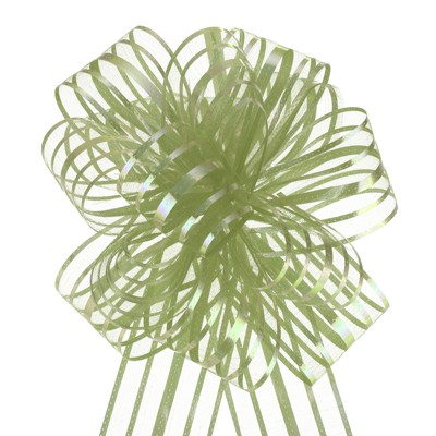 Unique Bargains Christmas Wedding Car Basket Gift Wrapping Big Organza Pull Bow 10 Pcs