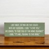Slickblue Funny Wine Quote Sign, 3.5x10 Knotty Pine Plaque, Rustic Shelf or Wall Decor, Multiple Colors - 2 of 3