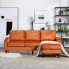 NicBex 3-Seater Chenille Sofa Couch with Removable Storage Ottoman & Cup Holders,Upholstered Sleeper Sofa for Living Room,Bedroom - 3 of 4