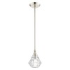 Livex Lighting Brussels 1 - Light Pendant in  Polished Nickel - 4 of 4