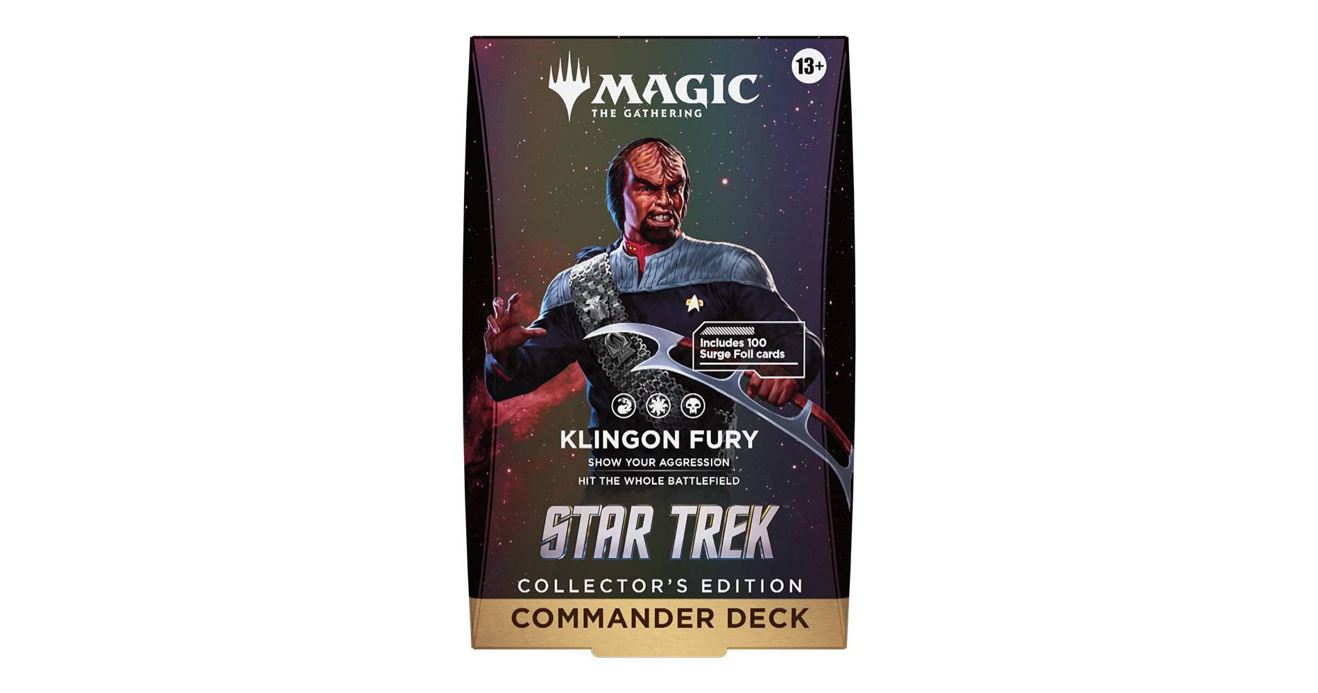 Magic The Gathering | Star Trek Commander Deck- Collector's Edition Klingon Fury