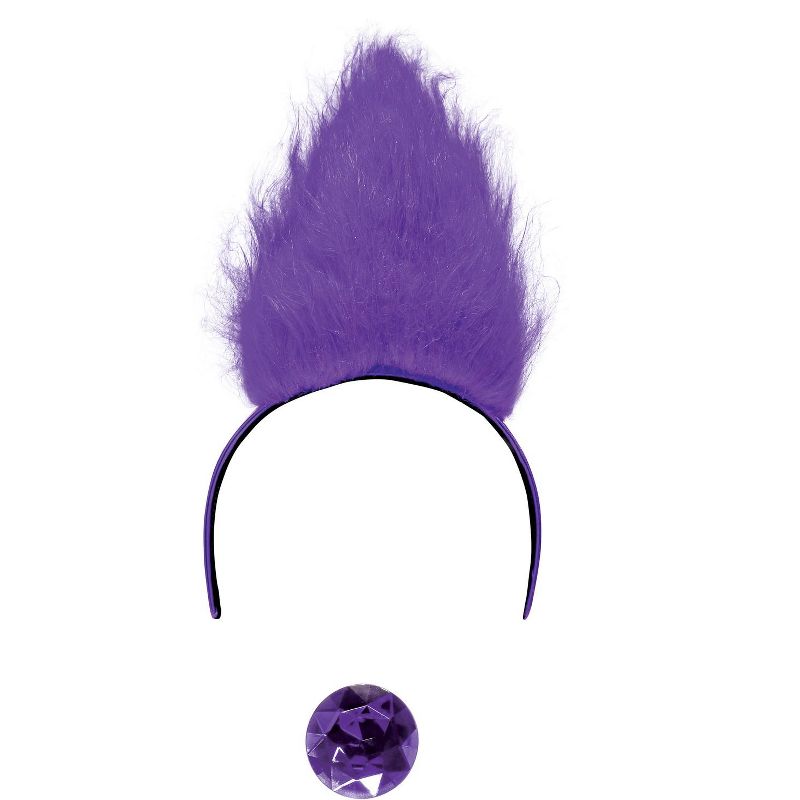 Trolls Purple Trolls Headband with Gem, 2 of 4