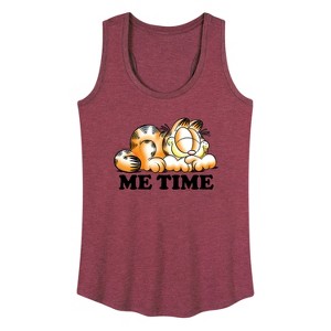 Women's - Garfield - Time Sketch Graphic Racerback Tank - 1 of 4