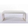 NicBex Modern 43.3" Bedroom Bench Accent Stool with Boucle Fabric and Gold Trims for Entryway and Living Room - 3 of 4