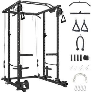 ODK 2000 LBS Power Cage,Multi-Function Power Rack with Cable Cross-Over System,Squat Rack with LAT Pull Down System for Home Gym - 1 of 4