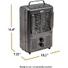 EZ Heat Portable Milk-House Utility Heater with 1,500W Heavy-Duty Fan-Forced - 2 of 4