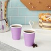 Stockroom Plus 600 Pack Purple Disposable 3oz Paper Cups for Espresso, Mouthwash, Tea, Coffee - 2 of 4