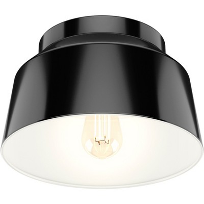 Matte Black Aluminum 11.5" LED Flush Mount Light