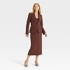 Women's Signature Crepe Fitted Blazer - A New Day™ - 3 of 3