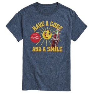 Men's - Coca-cola - Have A Coke And A Smile Short Sleeve Graphic T-Shirt - 1 of 4