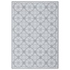 Modern Washable Area Rug for Living Room, Floral Area Rug with Non Slip Backing, Foldable Indoor Low Pile Carpet for Home - 3 of 4