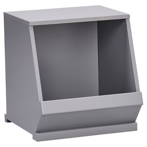 Kelly Modular Stackable Single Storage Cubby - Gray - Inspire Q
