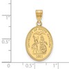 Black Bow Jewelry 14k Yellow Gold Plated Sterling Silver South Carolina Gamecocks NCAA Large Pendant - 2 of 3
