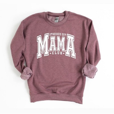 Simply Sage Market Women's Graphic Sweatshirt Stressed Out Mama Club