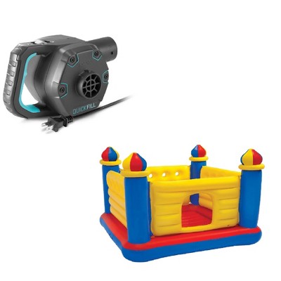 Intex Quick Fill Electric Pump & Intex Inflatable Jump-O-Lene Kids Ball Pit