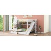 Full-Over-Full Castle Style Bunk Bed with 2 Drawers and 3 Shelves - 3 of 4
