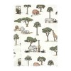 Hudson Baby Cotton Flannel Burp Cloths, Going On Safari 7-Pack, One Size - 3 of 4