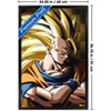 Trends International Dragon Ball Z: Cell Saga - Goku Super Saiya Framed Wall Poster Prints - 3 of 4