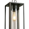 18" 1-Light Walker Hill Outdoor Clear Glass Pendant Oil Rubbed Bronze - EGLO - 3 of 4