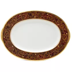 Noritake Xavier Gold Medium Oval Platter