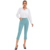 Clearlove Pants for Women Casual Summer Pull On Yoga Dress Work Jeggings Athletic Golf Crop Pants with Pockets - 2 of 4