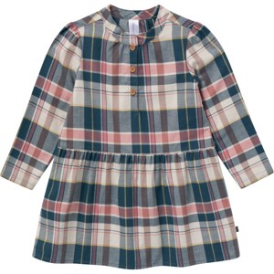 Modern Moments™ by Gerber Toddler and Kid Girls' Collared Dress, Orion Blue Plaid - 1 of 4