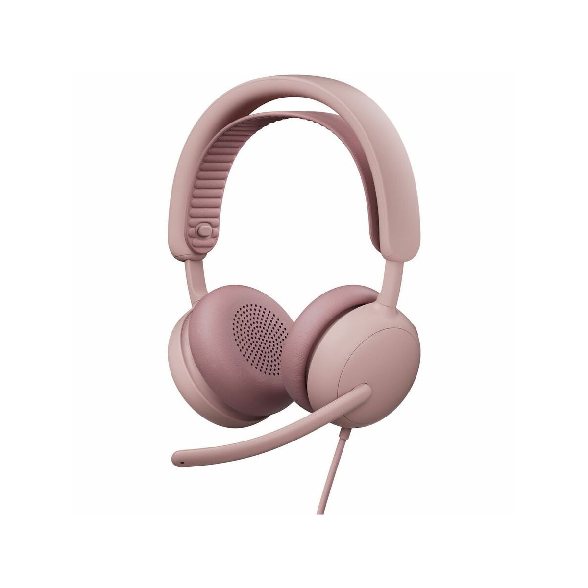 Logitech Zone Wired Headset w/ Hybrid ANC USB-C/USB-A adapter Rose 981001609