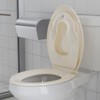 Slow-Close Elongated Toilet Seat - Stain-Proof & Hassle-Free Cleaning, Heavy-Duty Plastic Cover & Lid, Universal Fit for Bathroom (Easy Install) - 4 of 4