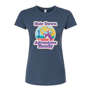 Women's - Disney - Hair Down, Ready for Adventure Fitted Graphic T-Shirt - 1 of 3
