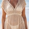 Women's Chic Crochet Beach Cover Up Dress - Cupshe - 2 of 4