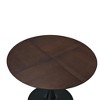NicBex Modern Round Dining Table with Four Patchwork Tabletops and Metal Base - 4 of 4