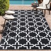 6x9 Outdoor Rug Non Slip - Washable Picnic Rug for Patio, Camping, Beach (Black & White) - 2 of 4