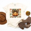 Simply Sage Market Women's Coquette Pumpkin Season Short Sleeve Garment Dyed Tee - 3 of 4