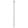 vidaXL Sliding Door Frosted ESG Glass and Aluminum 29.9"x80.7" Black - 4 of 4