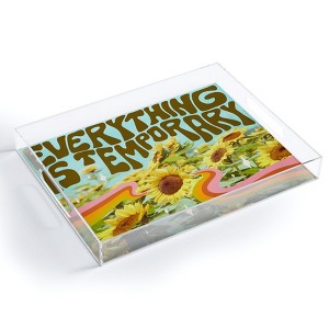 Doodle By Meg Everything is Temporary Acrylic Tray - Deny Designs - 1 of 4