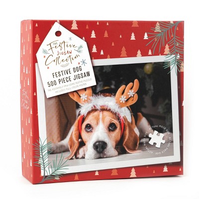 Professor Puzzle Festive Dog Jigsaw Puzzle - 500pc