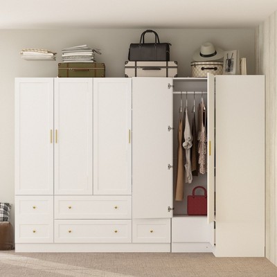 FUFU&GAGA Modular Combination Wardrobe, Large Storage Space Armoire Creating Exquisite Storage Life