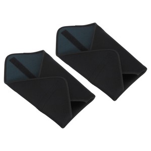 Unique Bargains Waterproof Wear-resistant Shockproof Flexible Lens Wrap Cloth Black/Grey 2 Pcs - 1 of 4