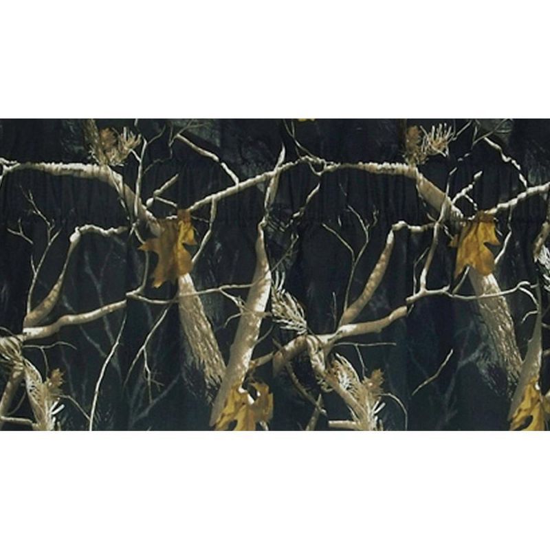Realtree AP Black Camouflage Valance - 88" x 18" Inches, 3 of 4