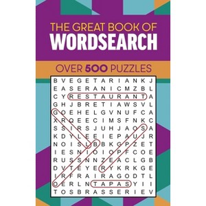 The Great Book of Wordsearch - by  Eric Saunders (Paperback) - 1 of 1