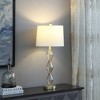 29.5" Emil Modern Geometric Glass Table Lamp Brushed Gold - Ore International: Ambient Light for Living Room, Piano - 4 of 4