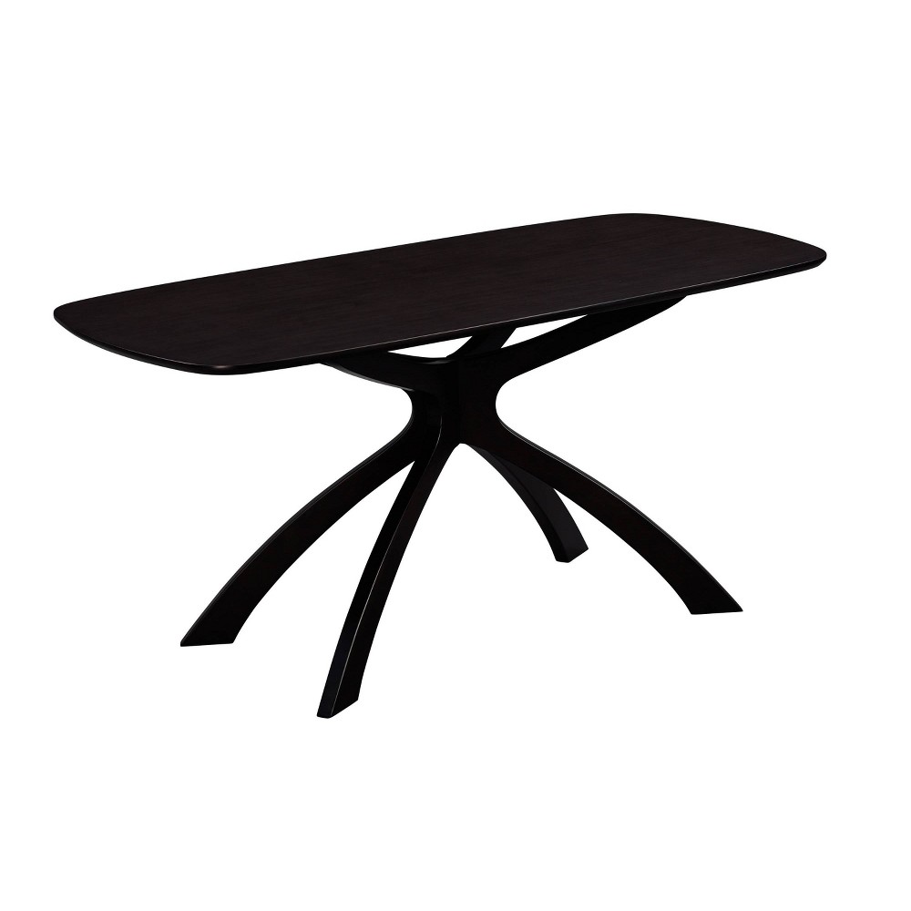 Photos - Dining Table Orleans Rectangle  Black - Boraam: Contemporary 63" Eco-Friend