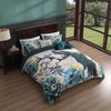 Bebejan Peacock Jardin 100% Cotton 5 Piece Reversible Comforter Set - 4 of 4