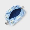 Girls' Floral Mini Duffel Bag Charm - art class™ Blue - 3 of 4