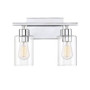 Savoy House Lambert 2 - Light Vanity in  Polished Chrome - 1 of 4