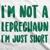 Mens Not a sprite Just Short T Shirt Funny Saint Patricks Day Green Tee - Crazy Dog Men's T Shirt - 2 of 4