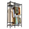 850 LB Heavy Duty Garment Rack - 45x16.5x76.4 in Steel Clothes Rack, Detachable Hanging Rods & Adjustable Shelves for Closet, Dorm & Wardrobe - 2 of 4