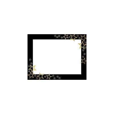 Great Papers Star Search Certificates 8.5" x 11" White/Black/Gold 15/Pack (2020001)